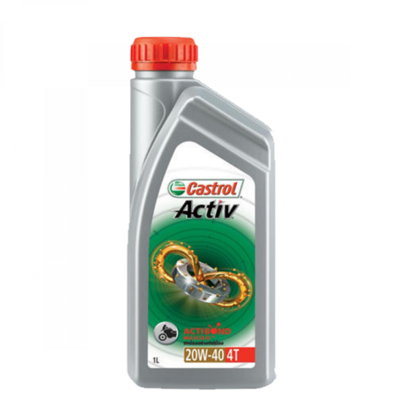 CASTROL ACTIVE 4T 20W-40 MINERAL 1L
