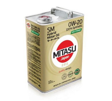 MITASU Hybrid Motor Oil-(0w-20) 4L