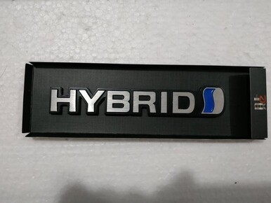 Car Monogram Logo Hybrid Metal Body Silver