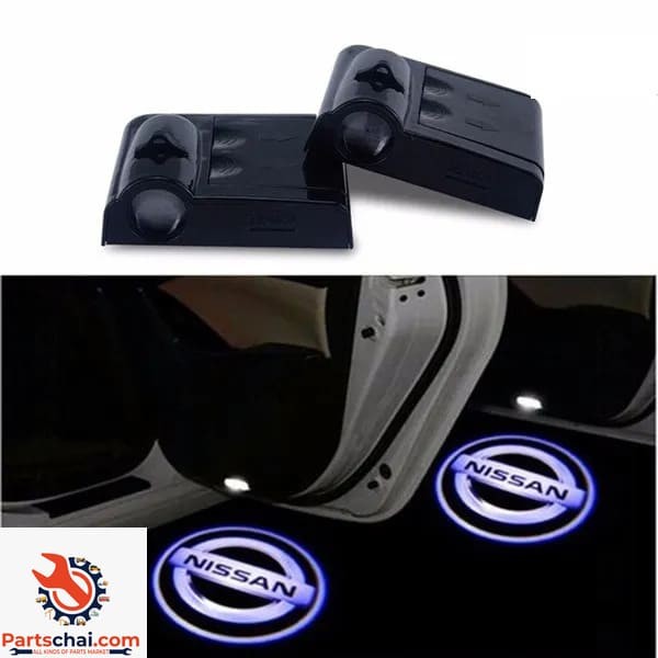 Nissan Car Door logo Light