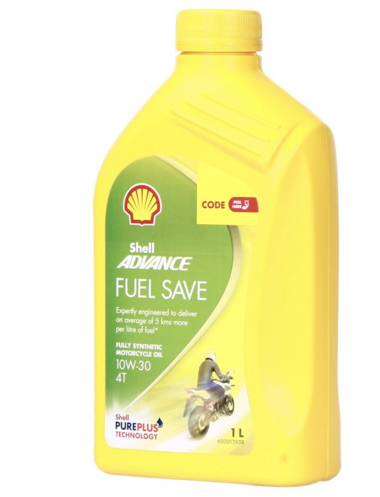 Shell Advance 4T Fuel Save 10W-30 Synthetic 1L