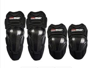 Pro-Biker Carbon Fiber Riding Knee pad