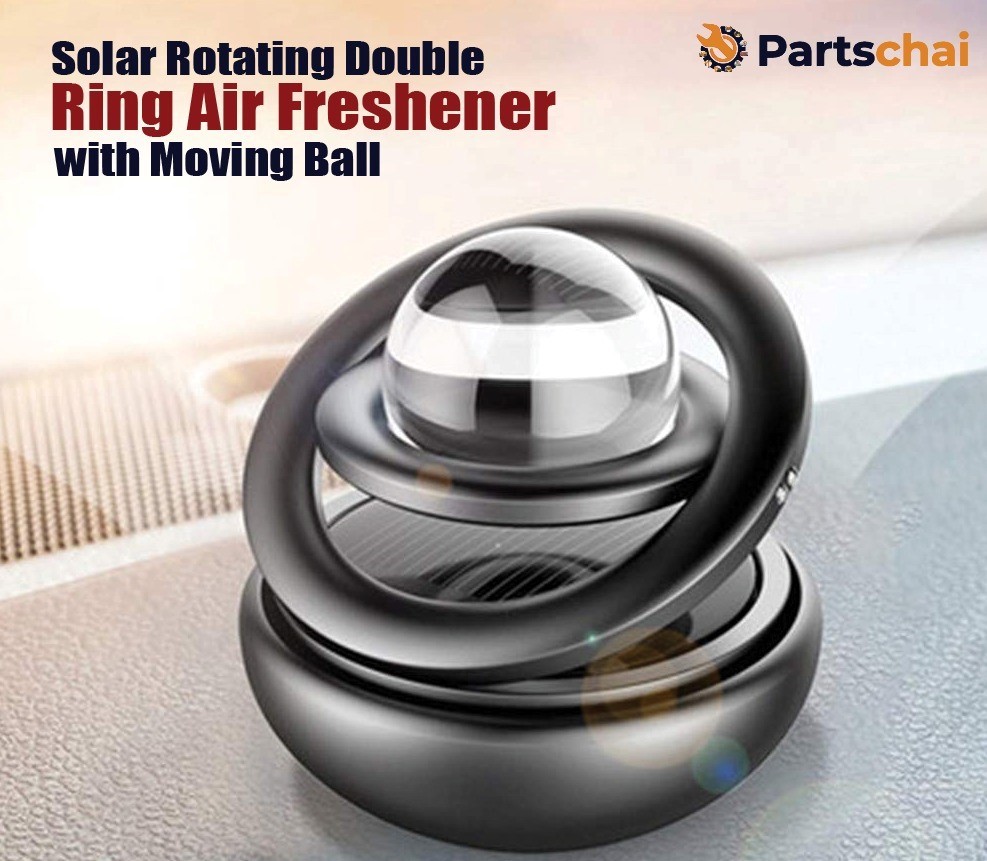 Solar Rotation Air Freshener with Moving Ball