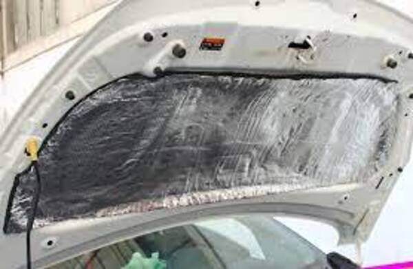 Bonnet and car body anti-heat wrap foaming paper