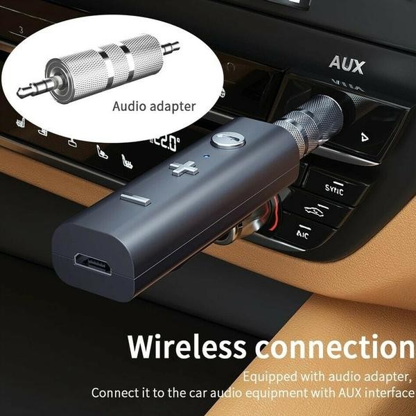 BT001 Bluetooth 5.0 Audio Receiver Adapter USB To 3.5MM AUX Car Speaker Handsfree Headset for Game Sport