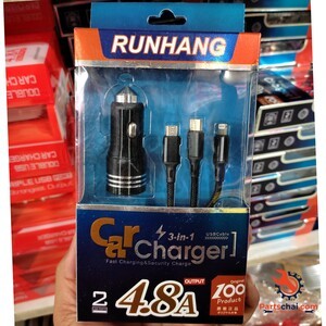 Car Charger 4 In 1 Fast Mobile Charger