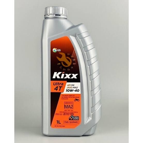 KIXX ULTRA 4T API SN JASO MA2 10W40 (UNDERBONE) 1L FULLY SYNTHETIC