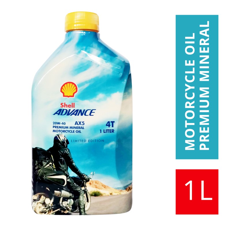 Shell Advance AX5 4T 20W-40 1L Bike Oil