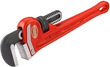 12 Heavy-Duty Straight Pipe Wrench, 12-inch Plumbing Wrench