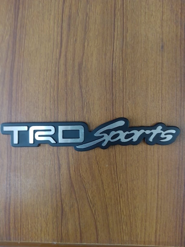 Car Monogram Logo-TRD sport Metal body