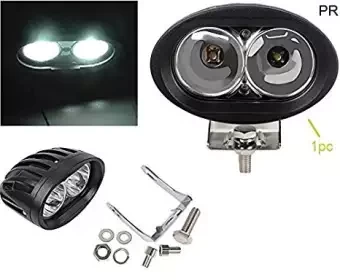 Car And Motor Cycle  Led  Fog Light White Colour 1Set