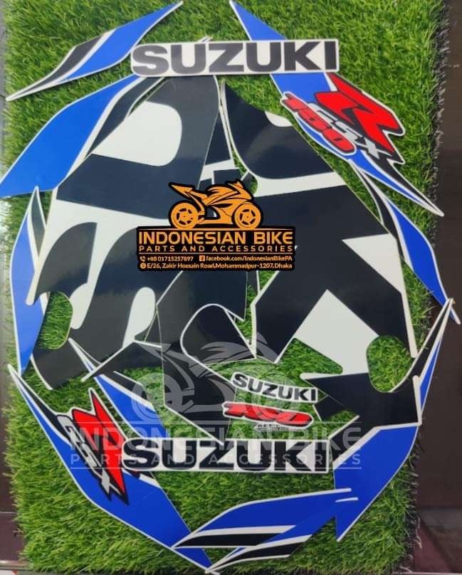 Suzuki GSX-R Full Set Body Stickers Indonesia