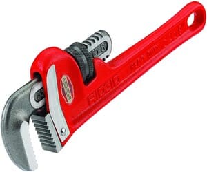 Pipe Wrench, 8-inch Plumbing Wrench,Red,Small