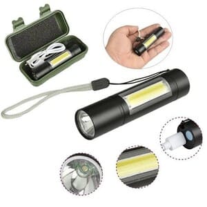 Geepas GP-007 Cob Light Rechargeable Mini Torch Light
