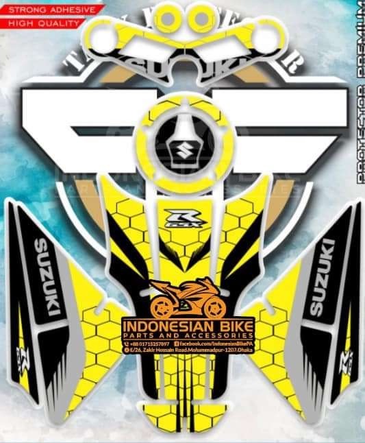 Suzuki GSX-R Tank Pad full set sticker
