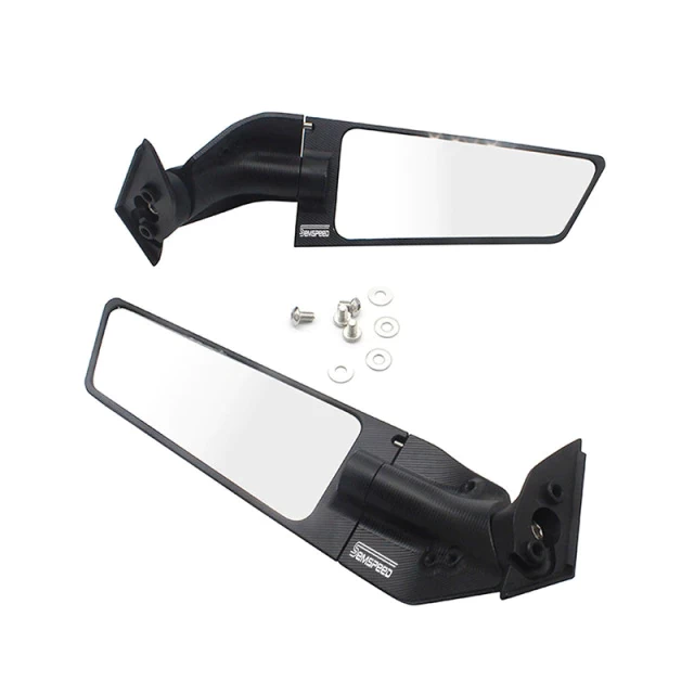 Aluminium Adjustable Wing Fin Rearview Mirror