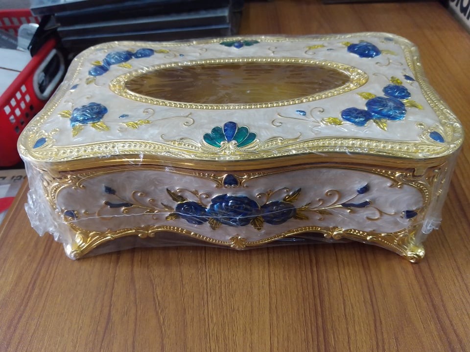 Luxury E Style Tissue Box Fashion High Grade Home Office KTV Hotel Car Facial Tissue Box Case Holder