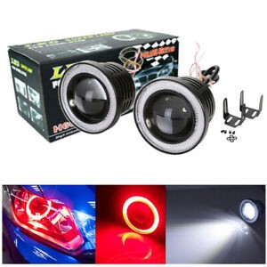 COB Red Angel Eyes Halo Ring Car Driving Lamp