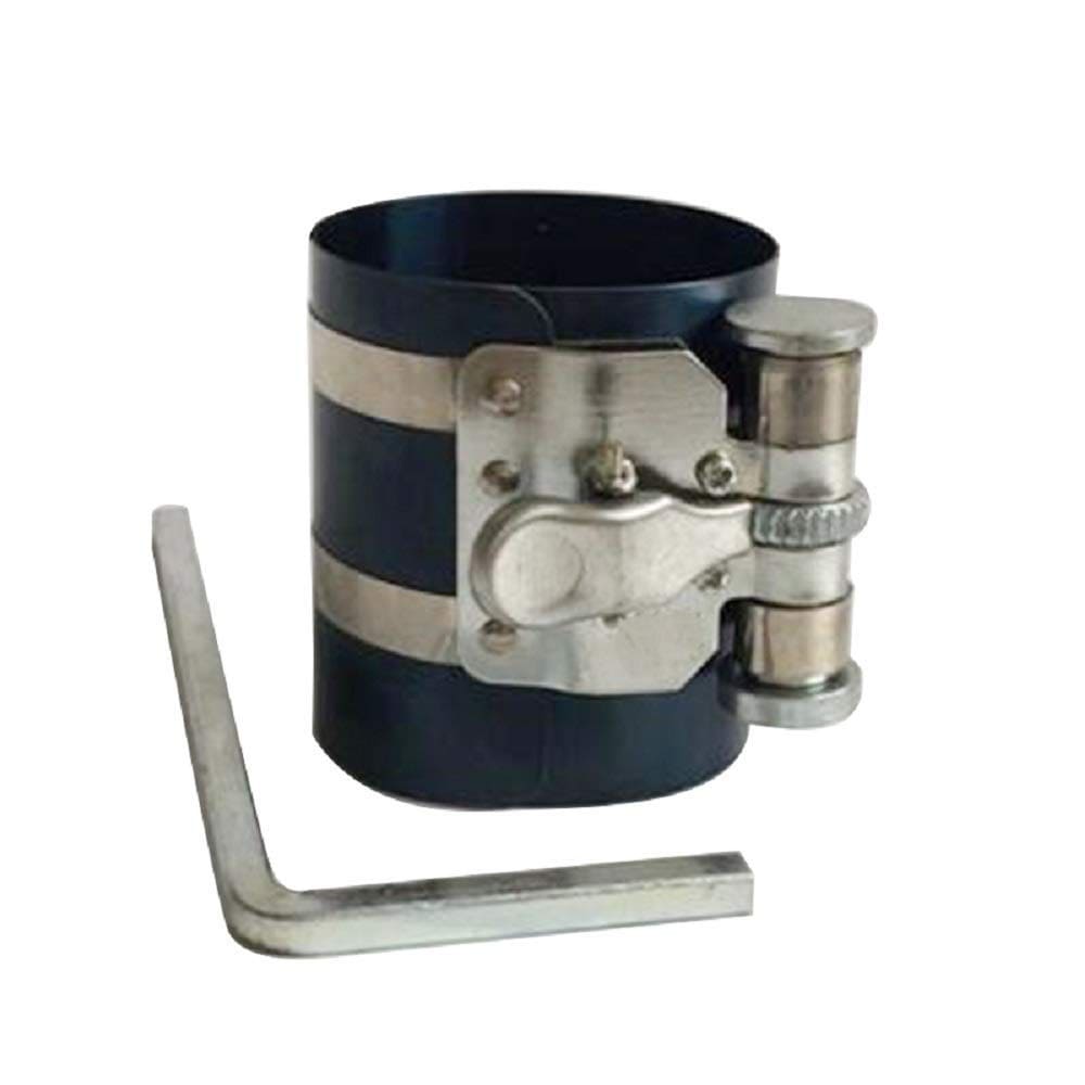 Jinon Piston Ring Compressor 3" Car Engine Piston Ring Disassembly Tool Expansion Plier Piston Ring Clamp Disassembly with Adjustable Safety Screws