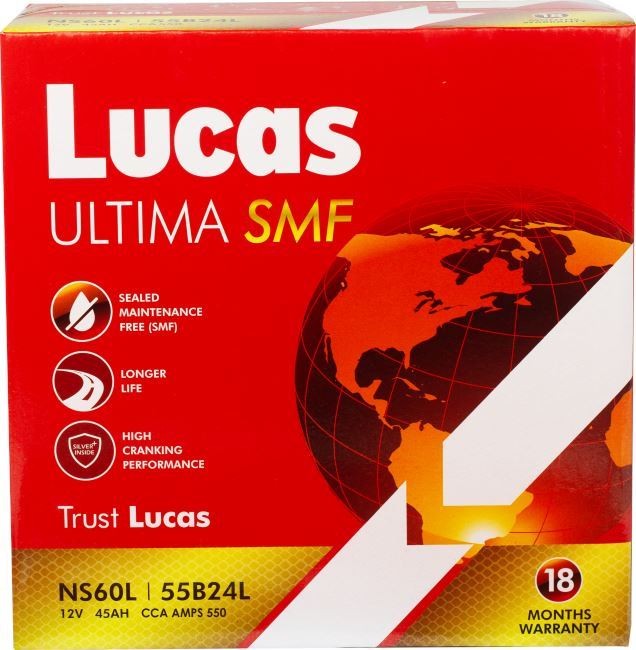 Lucas Battery NS60-12V-45AH