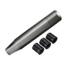 18 cm Length Universal Aluminium Car Truck Racing Gear Stick With 3 Adapters.