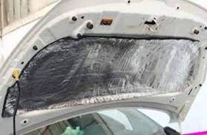 Bonnet and car body anti-heat wrap foaming paper