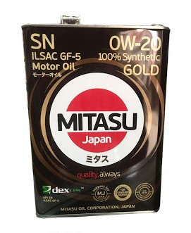 Mitasu Japan Synthetic Gold 5w-30 Engine Oil 4L