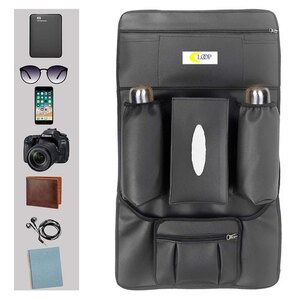 Black Loop Car Organizer Back Seat Organizer