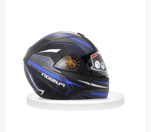 GLIDER Fusion D1 Full Face Helmet -Matt Black and Blue