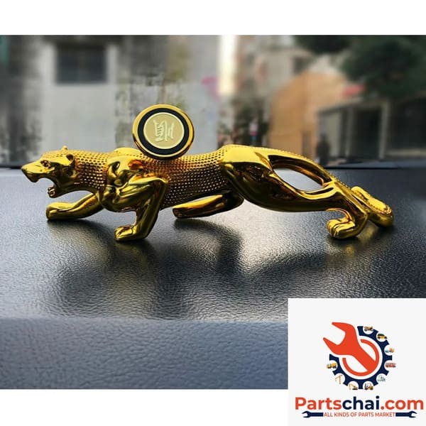 Jaguar Car Dashboard Showpiece with Mobile Holder